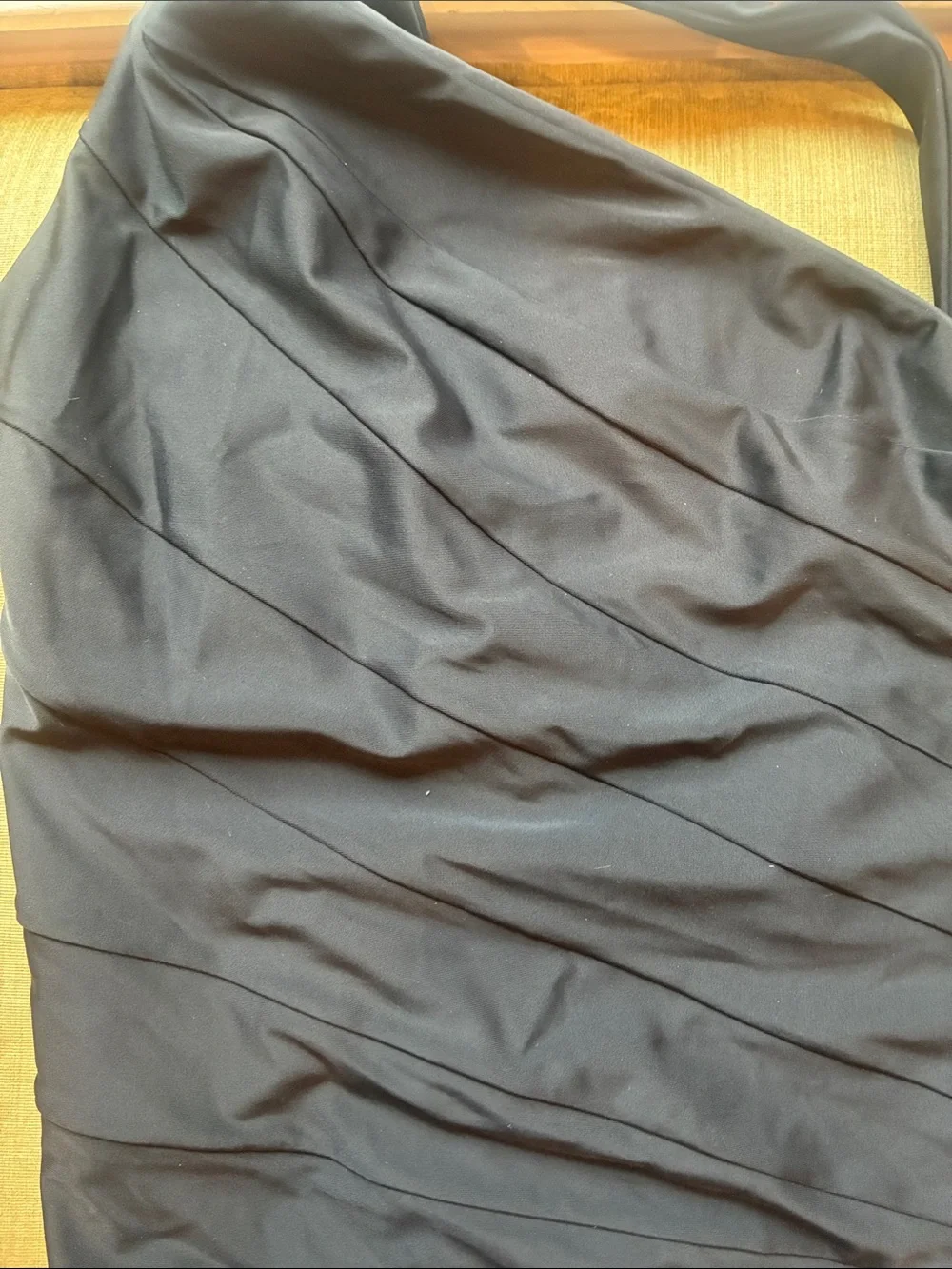 Summersalt One-Shoulder Black Ruched One-Piece Swimsuit - Picture 2 of 5